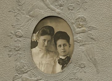 Portrait Of Two Young Girls