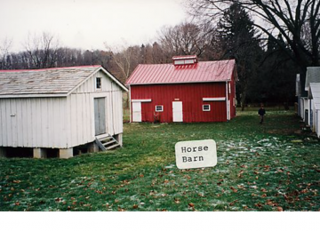 Corn Crib Horse Barn At Gilfillan Farm